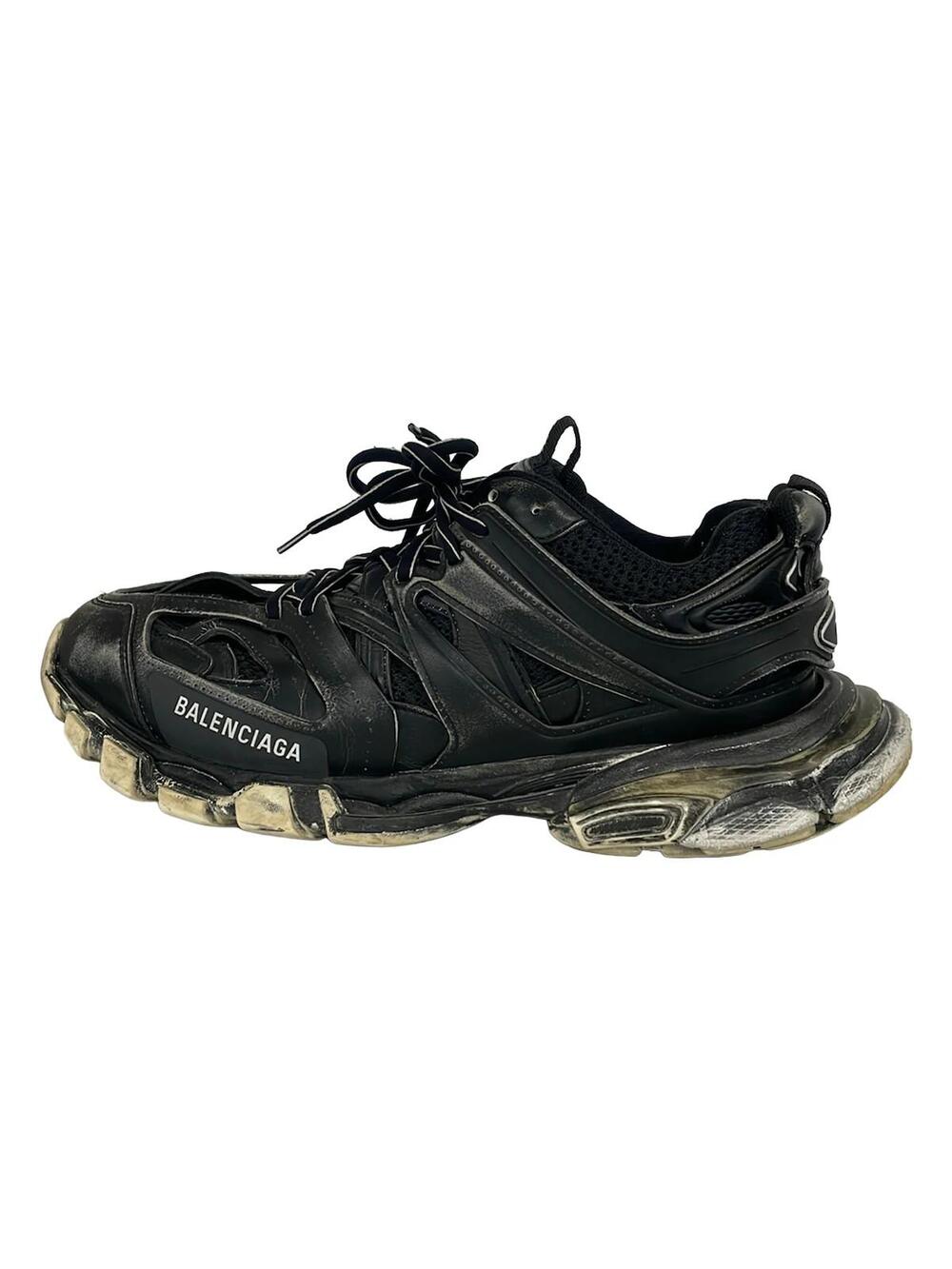 Balenciaga Track Trainer Black Leather #358472B72B
